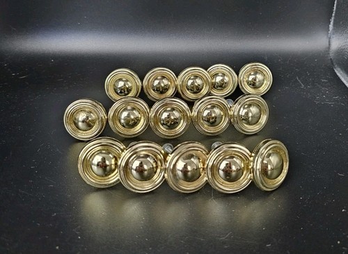 Lot vintage brass - 15,