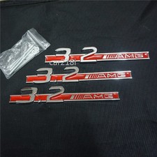 3.2AMG Chrome Red Silver Metal