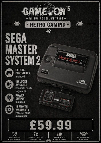 Sega master system console - sega, ii