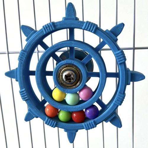 Rudder shaped parrot spinner - rudder,