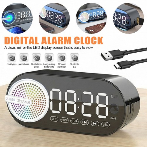 Desktop alarm clock - clock, radio