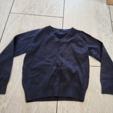 Matalan Boys Navy Blue V Neck Jumper Size 4 Years