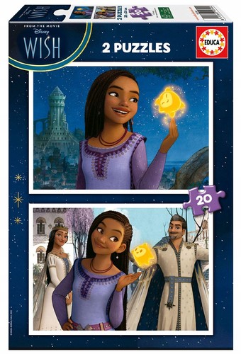 Educa 2x20 piece wish - piece, disney