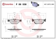 Brake Pad Set Rear Braking