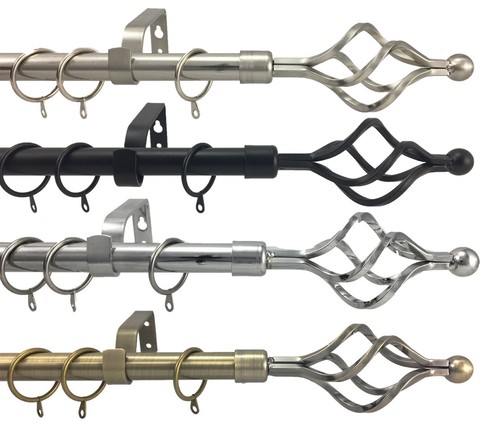 Extendable curtain pole - extendable,