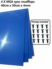 Rally Mudflaps Blue Motorsport
