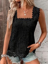 UK Ladies Vest Cami Lace Tank