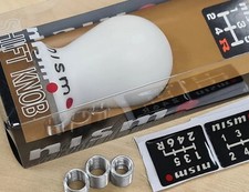 NISMO Gear Knob Stick Shift- Fits NISSAN Skyline Silvia Juke R33 R34 GTR - WHITE