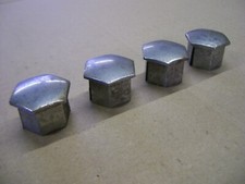 PEUGEOT 206 CC ALLOY WHEEL BOLT COVERS CHROME PLATED TRIM CAPS 17MM HEAD BOLT X4