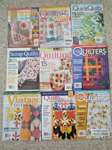 Quilting magazine lot - magazine, of