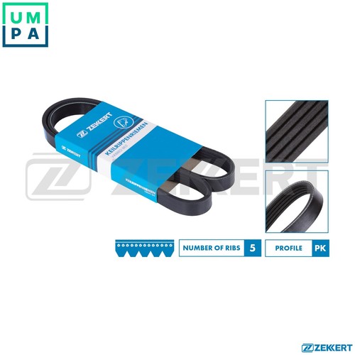 Vribbed belt 5pk884 for - belt, kr-5pk884