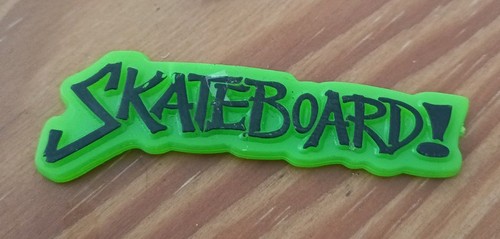 Vintage skateboard pin - vintage,