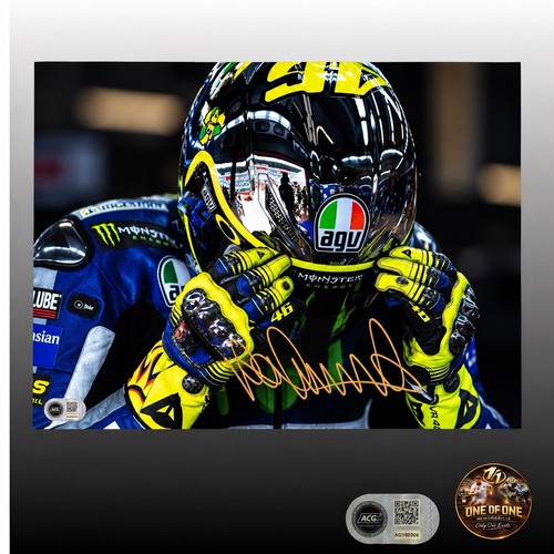 Valentino rossi signed 16x12 - valentino,