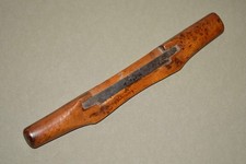 Simple old wood bodied Spokeshave 265mm long. Hand forged iron 125mm long.