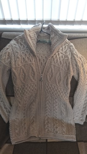 Ladies aran knit - knit, cardigan