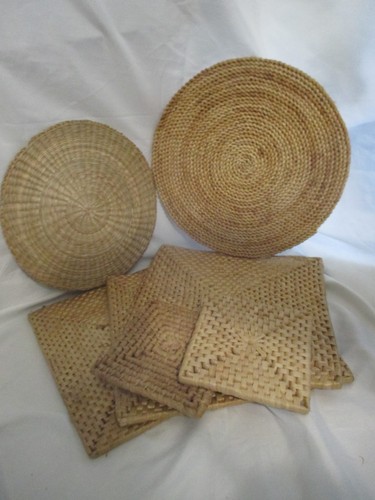 Set vintage wicker place - 7,