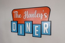 Personalised 50's style American diner sign - Personalised retro kitchen sign