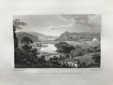 1831 Antique Print; Vale of