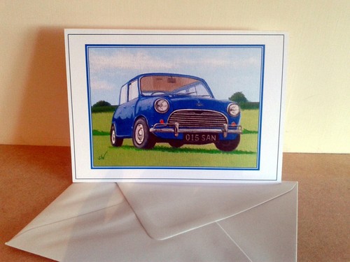 Mini cooper greeting - cooper, 5x7"