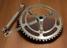 Vintage Campagnolo Crankset Steel 9/16 X 20 F Crankset. Mint 