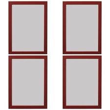 Ikea Fiskbo Photo Frames A4 21x30cm Set of four - colours Black, Red, or White