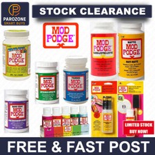 Mod Podge Glue Decoupage Gloss Matte Modge Pod Photo Sealer Varnish Foam