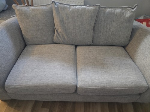 Dfs large seater grey fabric - dfs,