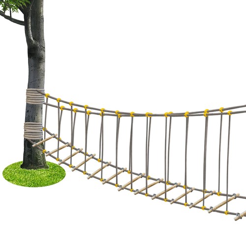 Outdoor bridge rope - bridge,