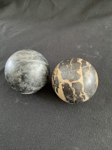 X2vintage marble stone sphere - x2vintage,