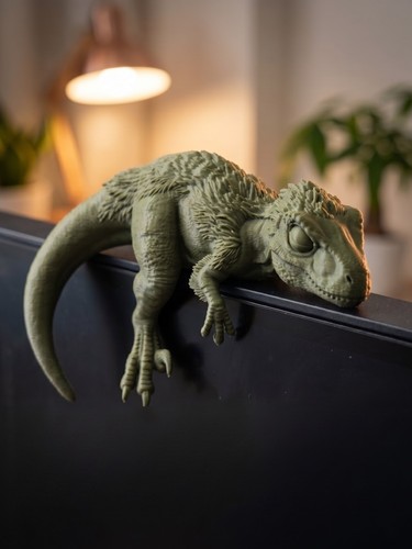 Sleeping dinosaur edge sitter - dinosaur,