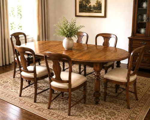 Antique oak wind out extending - antique,