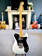 Fender Squire Telecaster Deluxe white, VGC, great sound, v cool looking guitar.