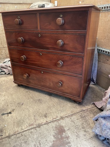 Good victorian five drawer - five,
