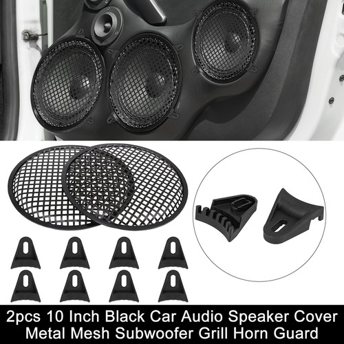2pcs car speaker - 10", grill