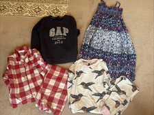 Age 5-6 Girls Bundle White Co, Their Nibs, GAP, Oshkosh, Pjs, Dress & Sweatshirt