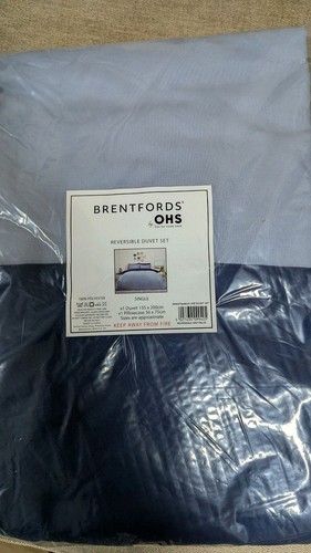 Brentfords plain navy duvet - brentfords,
