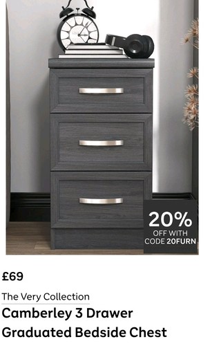 Camberley drawer graduated - camberley,