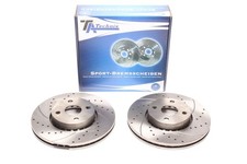 TA Technix Sport Front Brake Disc Set for Toyota Corolla Corolla Verso