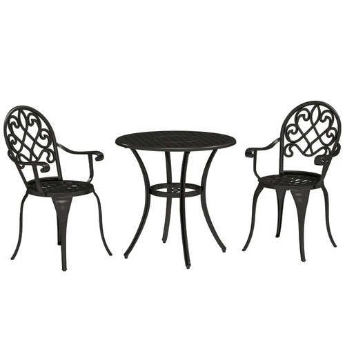 3pcs bistro set aluminium - bistro,