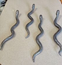 Farrier's rasp snakes hand forged indoor or outdoor garden ornaments 