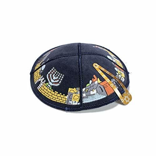 Jewish leather navy blue - jewish,