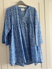 Zen Ethic / Plumo blue tunic top, size M. New, never worn