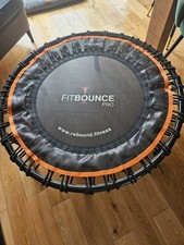 Fit Bounce Pro Rebounder foldable mini trampoline good condition & spring cover
