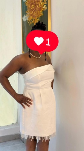 Strapless satin mini wedding - satin,