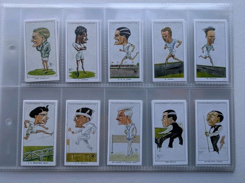 Cigarette cards churchmans men - cigarette,