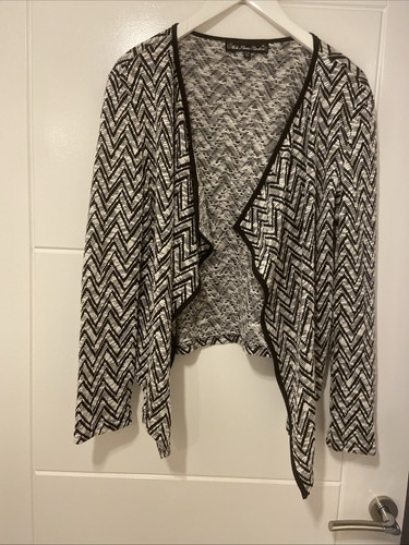 Waterfall thin knit cardi - cardi, size