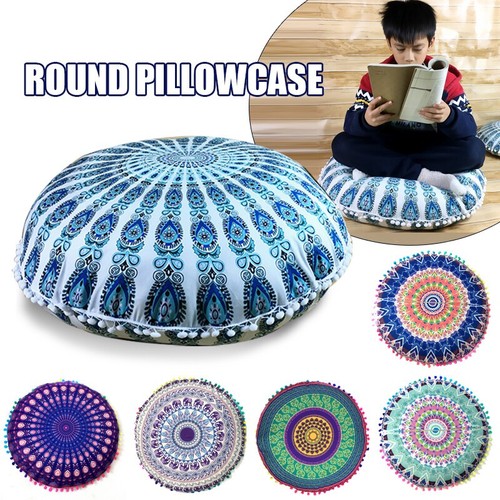 Large ottoman mandala floor - ottoman,