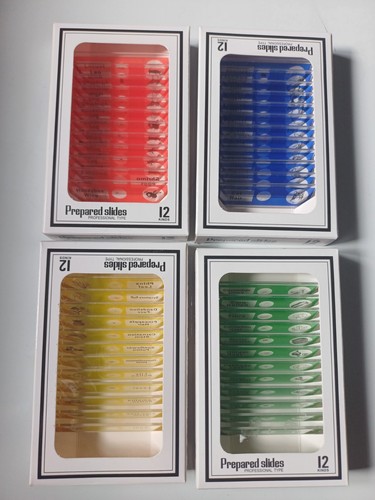 Prepared microscope slides - 48,