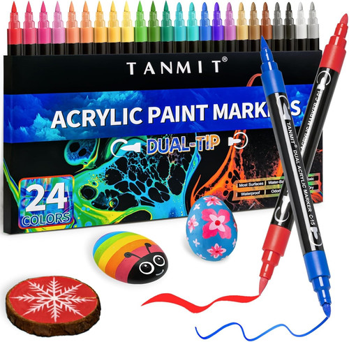Colors acrylic paint pens - colors,