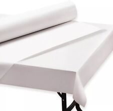 100M x 1.2M White Banquet Roll Paper Table Cover Cloth for Wedding Dinner Party